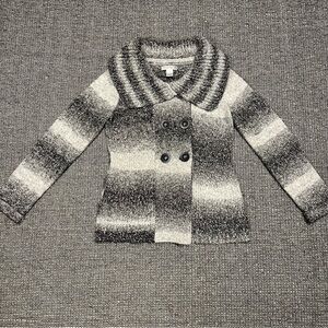 Cambridge Dry Goods Knit Sweater in Gray and Black